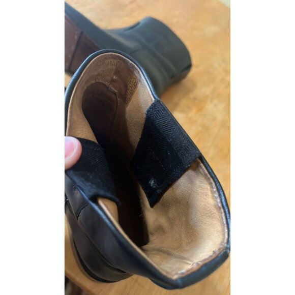 Rag & Bone Holly Boots Womens US 6 EU 36.5 Black Leather Ankle Made In Italy - Picture 11 of 11